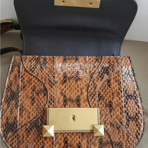 GUCCI Brown Snakeskin Leather Osiride Flap Crossbody Bag NEW WITH TAGS! Box! Bag - Picture 10 of 13